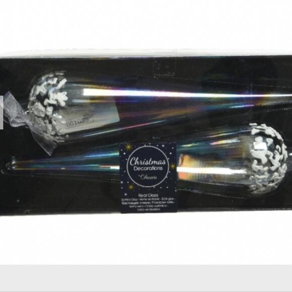 Christmas Ice oranments set of new - Picture 2 of 2